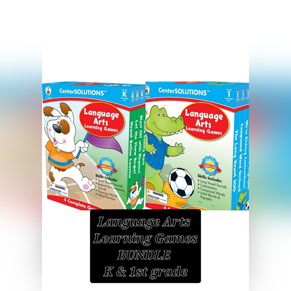BUNDLE Language Arts Learning Games BUNDLE